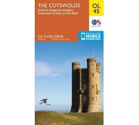 The Cotswolds, Burford, Chipping Campden, Cirencester & Stow-on-the Wold (Map)