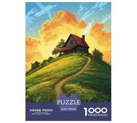 The Cottage on The Hillside Puzzle Giochi 1000 Pezzi Per Adulti E Ragazzi Arte Interesting Puzzle Adulti Idea Regalo Per 70x50cm/1000pcs