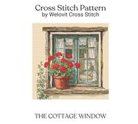 THE COTTAGE WINDOW: A beautiful cross stitch pattern for your next project!