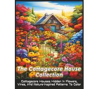 The Cottagecore House Collection: Charming Cottage Houses, Rustic Details, And Peaceful Garden Scenes To Color And Unwind
