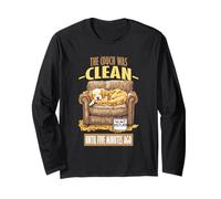 THE COUCH WAS CLEAN UNTIL FIVE MINUTES AGO Maglia a Manica