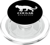 The Cougar, Woodland Wildlife Cougar Illustration Graphic PopSockets PopGrip per MagSafe
