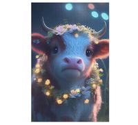 The Cow Puzzle Games for Adults E Bambini - for Creativity And Mindfulness - Challenging Jigsaw Puzzles 1000 Pezzi for Family 78×53cm