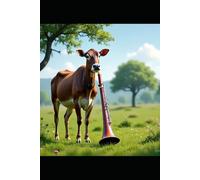 The Cow’s Bassoon Journal - Surreal Pastoral Illustration Notebook