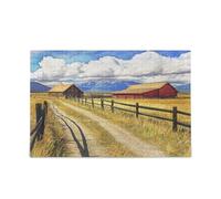 The Cowboy Ranch in Montana Puzzle Unico Puzzle Grande Gioco 500 Piecing