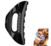 The Cozy Clip Claw Clip, 2025 nuovi fermagli per capelli morbidi e flessibili, comode clip per capelli lunghi spessi, presa forte antiscivolo, 3 colori (nero)