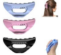 The Cozy Clip Claw Clip - Comodo fermaglio per capelli da donna, flessibile e morbido, antiscivolo, per capelli spessi, sottili, ricci, presa forte, accessorio quotidiano leggero (3 pezzi)