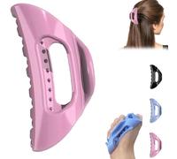 The Cozy Clip Claw Clip - Comodo fermaglio per capelli da donna, flessibile morbido antiscivolo per capelli spessi, sottili, ricci, presa forte, accessorio quotidiano leggero (rosa)