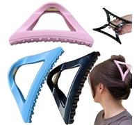 The Cozy Clip Claw Clip, comodo fermaglio per capelli da donna, forcina morbida e flessibile per capelli lunghi spessi, presa forte antiscivolo (3 colori)