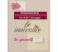 THE COZY CORNER JOURNAL NOTEBOOK: COMPOSITION NOTEBOOK | 7.5 x 9.25" | 110 pages
