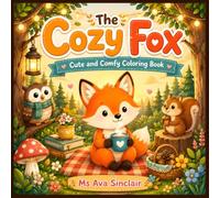 The Cozy Fox: Cute & Comfy Coloring Book for Adults and Kids