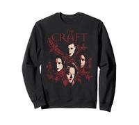 The Craft Earth Witch Red Flowers Goth 90's Movie Felpa