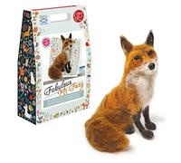 The Crafty Kit Company The Fabulous Mr Foxy - Kit per infeltrimento con aghi e istruzioni (lingua italiana non garantita)