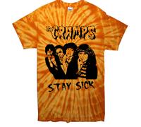 The Cramps Restare Sick Punk Goth Rock Indie Retrò Cravatta Tintura T Shirt