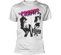 The Cramps Smell of Female Punk Rock Metal T-Shirt Simple Style Tee Printed Short-Sleeve for Men White XL