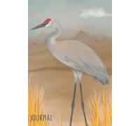 The Crane Journal: Desert aesthetic nature inspired notebook for daily writing and creative flow