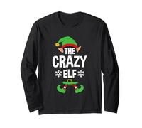 The Crazy Elf Partito Famiglia Gruppo Corrispondente X-mas Detto Maglia a Manica