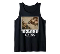 The Creation of Gains - Funny Weight Lifting Gym Canotta