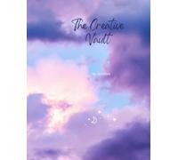 The Creative Vault | Single Lined Notebook | 200 Pages | Minimal Diary with Elegant Flower Design: notebook