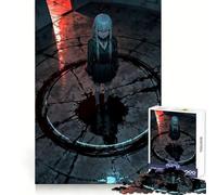 The Crimson Summoner - Puzzle per adolescenti con tema rituale oscuro, 1000 pezzi, attività per migliorare la memoria, da assemblare a casa, regalo perfetto 50x75cm