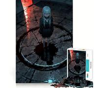 The Crimson Summoner - Puzzle per adolescenti con tema rituale oscuro, 1000 pezzi, attività per migliorare la memoria, da assemblare a casa, regalo perfetto 50x75cm