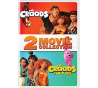 The Croods 2-Movie Collection (DVD) Nicolas Cage Emma Stone Ryan Reynolds