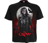 The Crow Blood Moon Uomo T-Shirt Nero 100% Cotone Regular