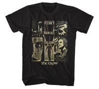 The Crow - Can Pioggia Collage - American Classici - Solido Nero Adulto Corto