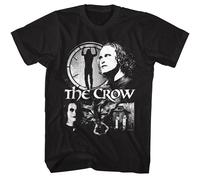 The Crow - Collage - American Classici - Solido Nero Adulto T-Shirt