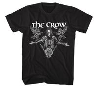 The Crow - Corvi E Rosa Triangolo - American Classici Adulti Manica Corta T -
