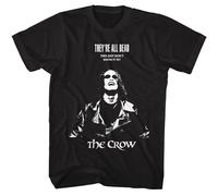 The Crow - Theyre Tutti Dead - American Classici - Solido Nero Adulto Manica