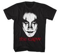 The Crow - Viso - American Classici - Solido Nero Adulto T-Shirt