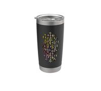 The Crown Diamond Multi Color Cross Bicchiere termico in acciaio inox doppia parete