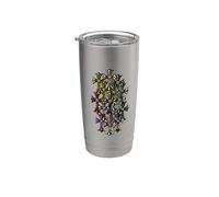 The Crown Diamond Multi Color Cross Bicchiere termico in acciaio inox doppia parete