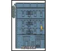 The Crux Hotel Blue and Yellow Notebook: Perfect for Journaling, 6 by 9 Inches ,110 pages