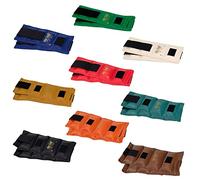 The Cuff Original - Pesi regolabili per caviglia e polso, per allenamento, danza, corsa, tonificazione e fisioterapia, per uomini e donne, set da 9 pezzi (1 ciascuno: 1, 1,5, 2, 2,5, 3, 4, 5, 7,5,