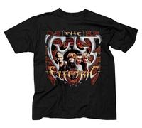 The Cult Elettrico Gruppo Band Music Glam Hard Rock Camicia Cult-Electric-Ts-Blk