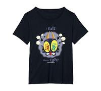 The Cuphead Show! Il Diavolo Odio Quelle Tazze! Maglietta, Donna Plus-Size, Nero, 3X