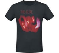 The Cure Pornography 1982 Uomo T-Shirt Nero 100% Cotone Regular