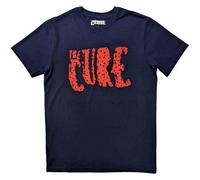 The Cure T Shirt Band Logo Nuovo Ufficiale Unisex Navy Blu