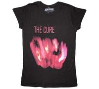 The Cure T Shirt Pornography Ufficiale da Donna Boyfriend Fit Nero