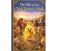 The Cute Little Chick Learning to Take Its First Steps