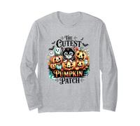 The Cutest Pumpkin Patch Kitty e spettri spettrali Maglia a Manica