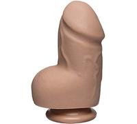 Doc Johnson The D Fat D Dual Density 6 Inch with Balls ULTRASKYN Vanilla