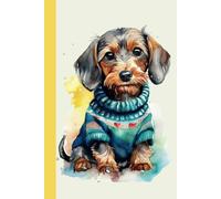 The Dachshund Journal: 6x9" Hardcover · 200 Lined Cream Pages · Wire-Haired Dachshund Cover