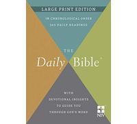 The Daily Bible: New International Version, Large Print Edition, Devotional Insights