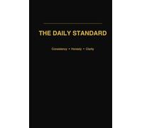 The Daily Standard: A Structured Journal for Discipline, Clarity, and Self - Accountability