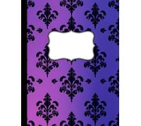 The Damask Journal ~ Volume 2: Amethyst Fade: A 150-Page Lined Notebook with Ombre Elegance & Black Damask Design
