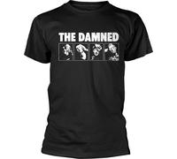 The Damned Headshots Black M Maglietta