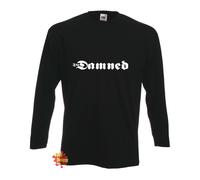 The Damned Vecchio 77 Classico Logo Punk Rock Rétro T Shirt Tutte le Taglie
